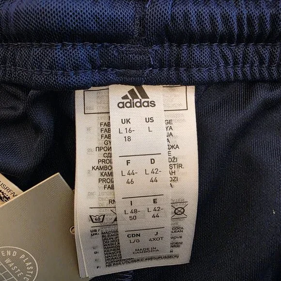 Adidas Parma 16 Shorts Women's Large Navy Blue Soccer Training AJ5901 NWT - Picture 3 of 8